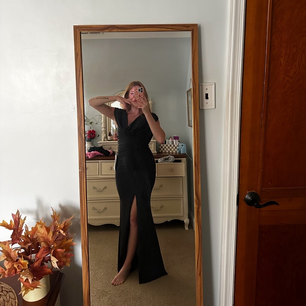Macy's Black Maxi Dress